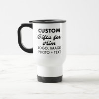 Regalos personalizados para él White Travel Mug de