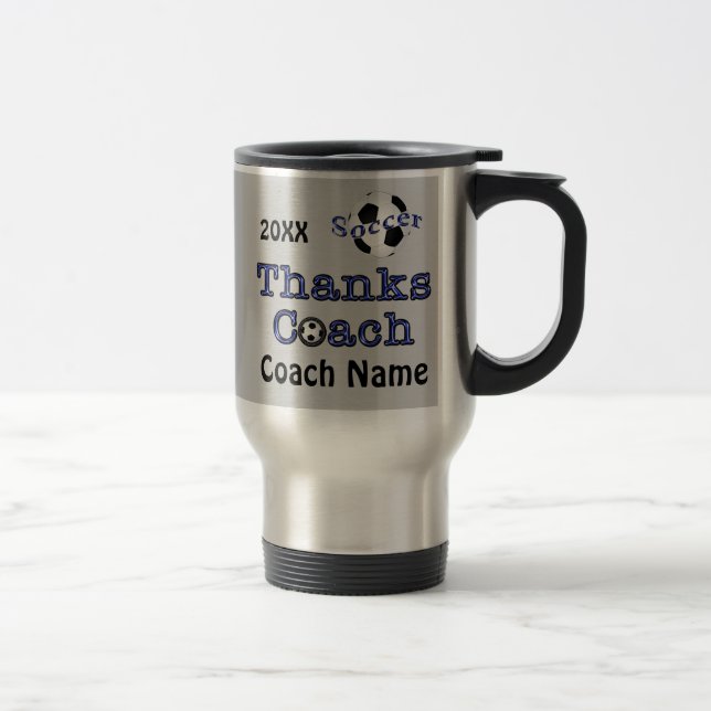 Taza De Viaje Regalos personalizados para los coches del fútbol (Derecha)