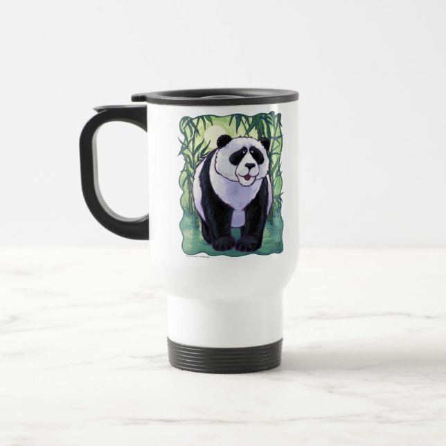 Taza De Viaje Regalos y accesorios del oso de panda (Izquierda)