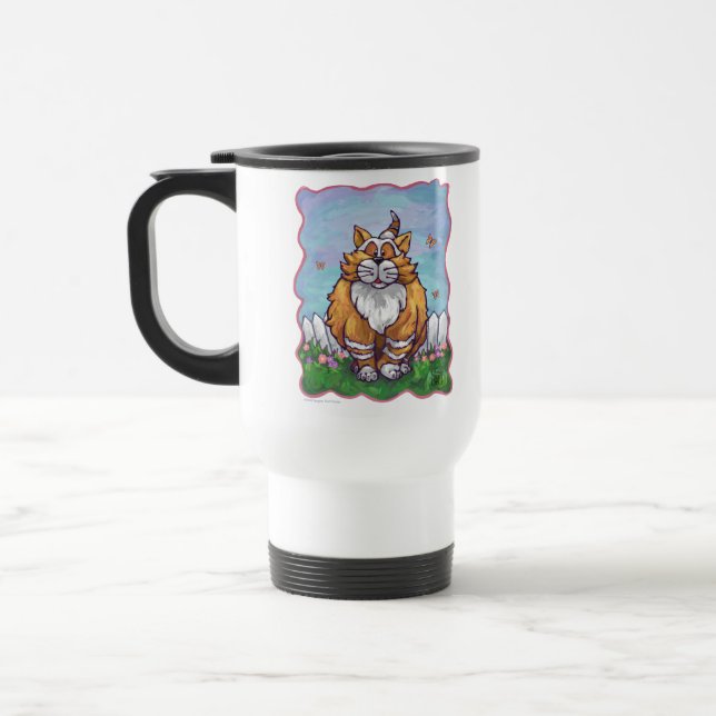 Taza De Viaje Regalos y accesorios para gatos de jengibre (Izquierda)