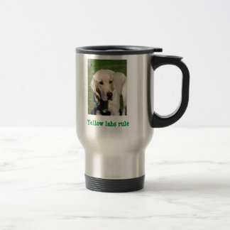 Taza De Viaje regla amarilla de los laboratorios