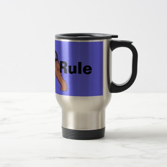 Taza De Viaje Regla de Airedales (Derecha)