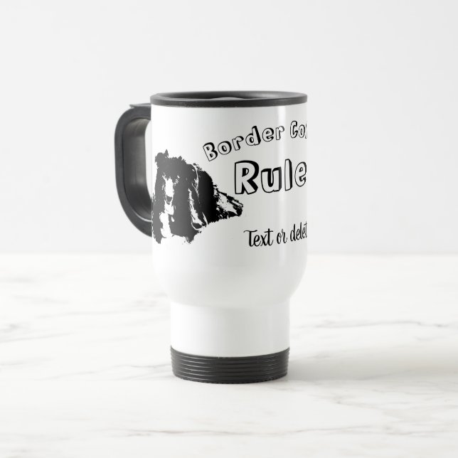 Taza De Viaje Regla de interlineado personalizada (Anverso izquierdo)