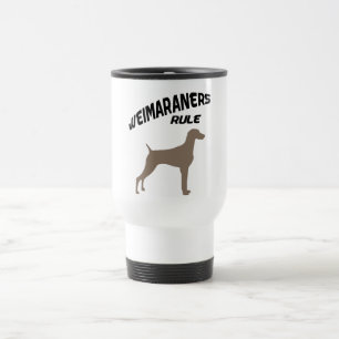 Taza De Viaje Regla de Weimaraners