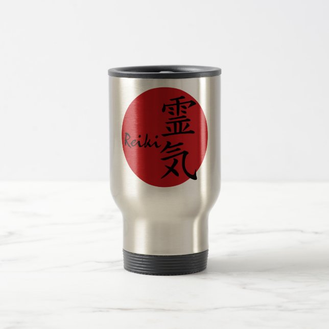 Taza De Viaje Reiki - rojo (Centro)