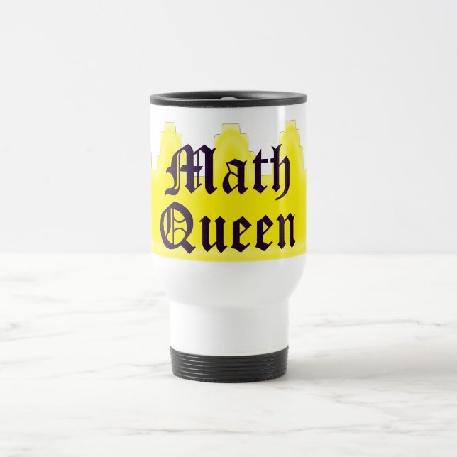 Taza De Viaje Reina de la matemáticas (Centro)