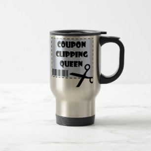 Taza De Viaje Reina de recorte de cupones lindos