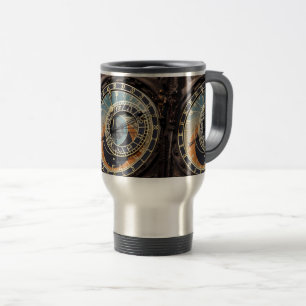 Taza De Viaje Reloj Astronómico En Praga