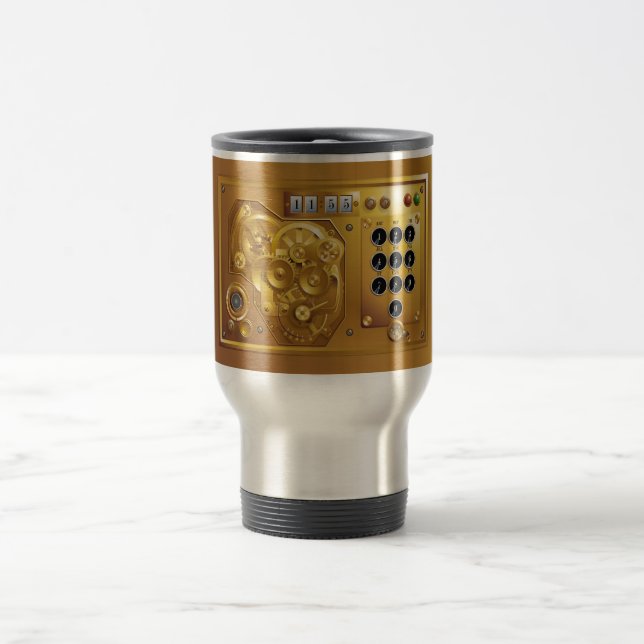 Taza De Viaje Reloj steampunk (Centro)