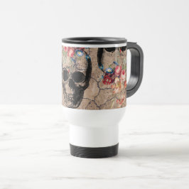 Taza De Viaje Renacimiento - Cránulos que brotan de polvo