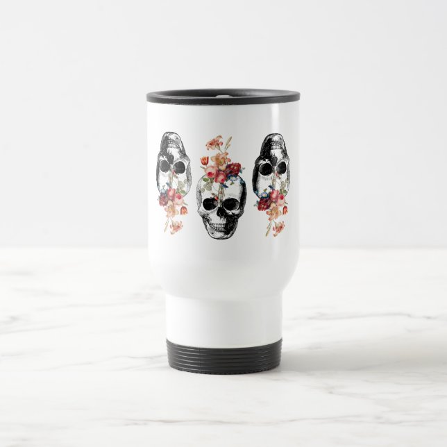 Taza De Viaje Renacimiento - Flor de cráneo (Centro)