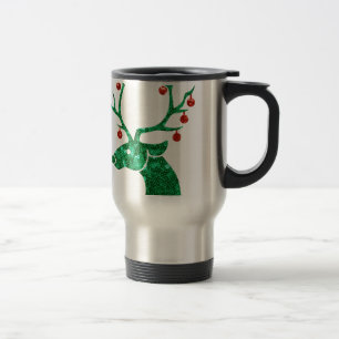 Taza De Viaje reno de navidades secuenciales