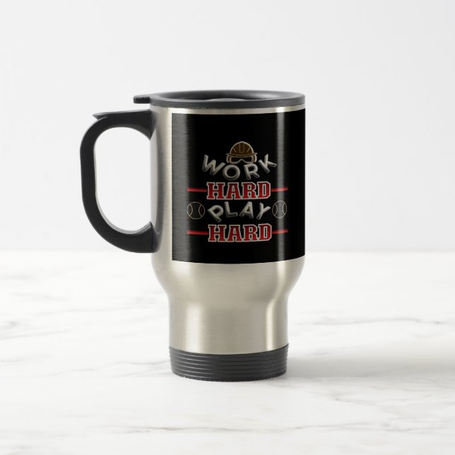 Taza De Viaje Reproducir duro duro clásico (Izquierda)