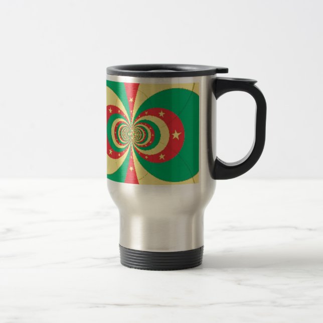 Taza De Viaje République du Cameroun, estrella de cinco puntas (Derecha)