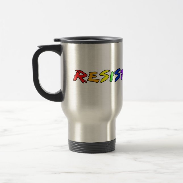 Taza De Viaje ¡Resistid con orgullo! (Izquierda)