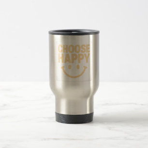 Taza De Viaje Resplandor en la felicidad - Elige Feliz