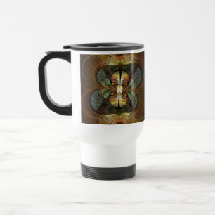 Taza De Viaje Resumen de abejas de burbujas de matriz de naturas