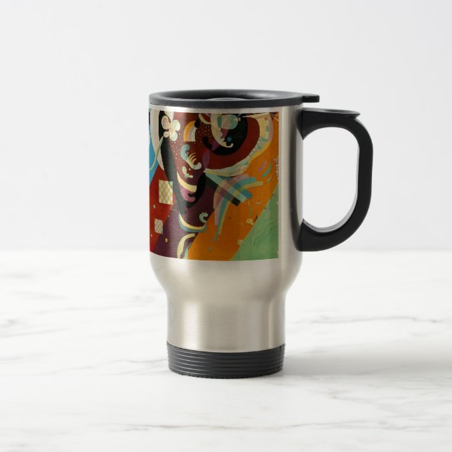 Taza De Viaje Resumen de Kandinsky Composición IX (Derecha)