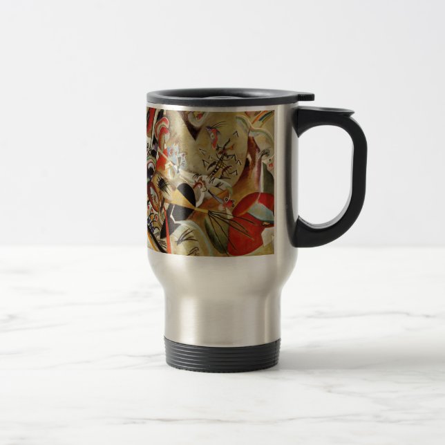 Taza De Viaje Resumen de la composición de Kandinsky (Derecha)