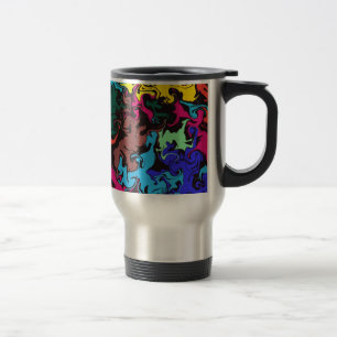 Taza De Viaje Resumen de las tortillas coloridas /