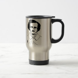 Taza De Viaje Retrato de Edgar Allan Poe