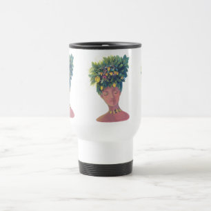 Taza De Viaje retrato de fruta