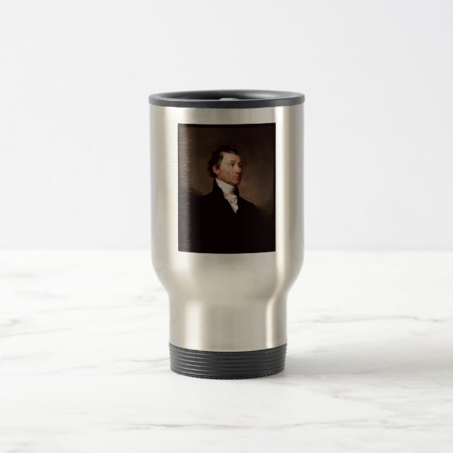 Taza De Viaje Retrato de James Monroe, primer presidente norteam (Centro)