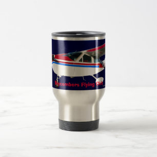 Taza De Viaje Retrato de N13HK, club del vuelo de Skycombers