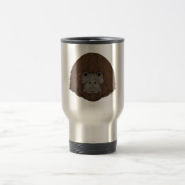 Taza De Viaje Retrato de pie grande 2 (parecido a un ser humano)