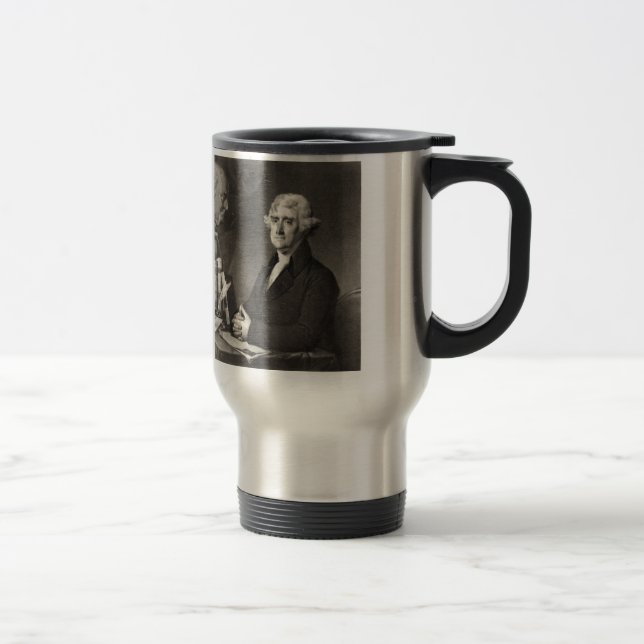 Taza De Viaje Retrato de Thomas Jefferson (Derecha)
