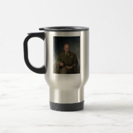 Taza De Viaje Retrato pintado de cinco estrellas del general Dwi