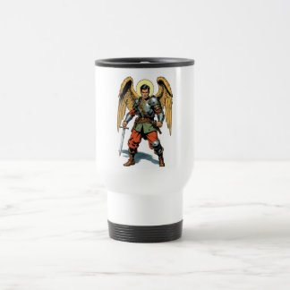 Taza De Viaje Retro Comic Style St Michael Travel Mug