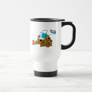 Taza De Viaje Retro Cuadrados Scooby-Doo Abajo