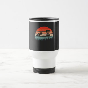 Taza De Viaje Retro de disco de golf