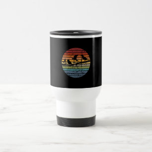 Taza De Viaje Retro de observación de aves