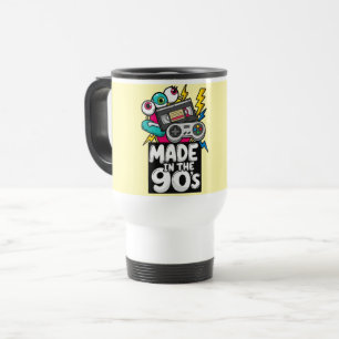 Taza De Viaje Retro Gamer Mug hecho en los 90