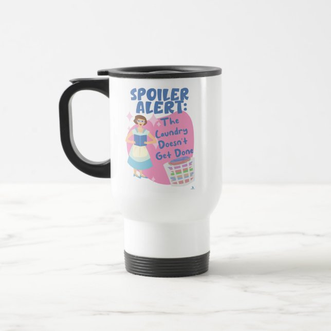 Taza De Viaje Retro No Sucedió Lavandería Lector Personalizado E (Izquierda)