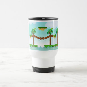 Taza De Viaje Retro o juego de plataforma clásico