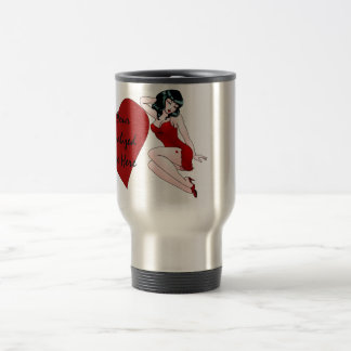 Taza De Viaje Retro Pinup Coffee Cup Vintage Chica Pinup Mug
