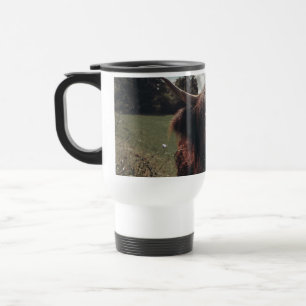 Taza De Viaje Retro vintage de vacas de raza negra escocesa