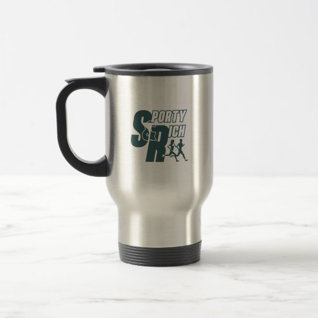 Taza De Viaje Retro Wellness Club Moda Deportiva | (Izquierda)