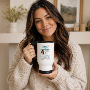 Taza De Viaje Revisión moderna de apreciación de enfermera por p