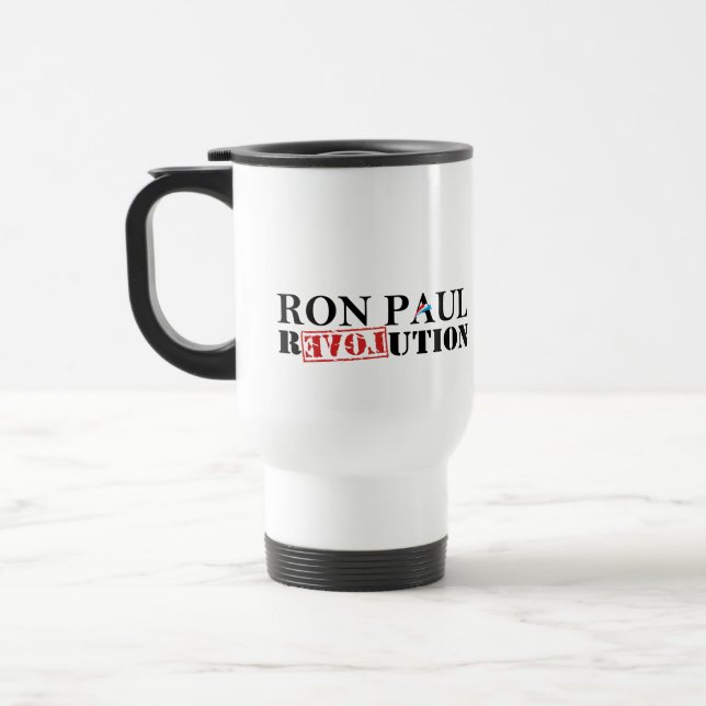 Taza De Viaje Revolución de Ron Paul (Izquierda)