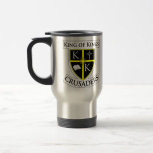 Taza De Viaje Rey de reyes Travel Mug w/Shield