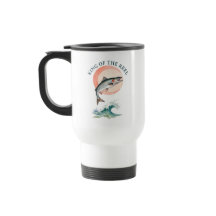 Rey del Carrete Personalizado Viajero Tumbler