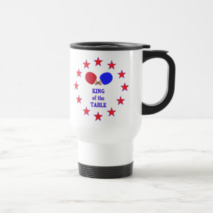 Taza De Viaje Rey del ping-pong de la tabla