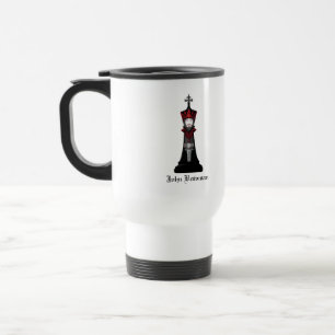 Taza De Viaje Rey negro / nombre personalizado