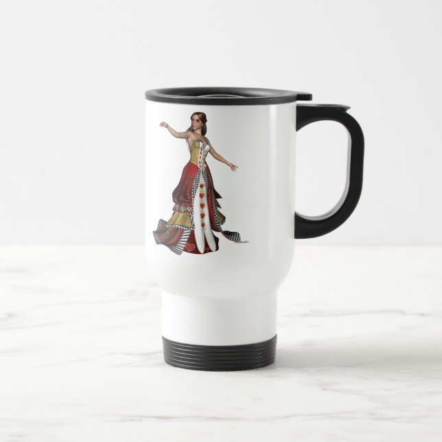 Taza De Viaje Rey Queen Of Hearts (Derecha)