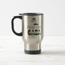 Taza De Viaje Rezar por Gaza