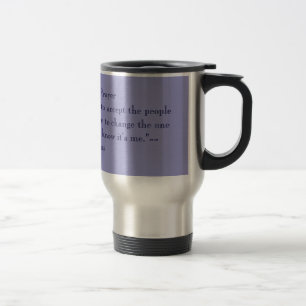 TAZA DE VIAJE REZO DE LA SERENIDAD - AZUL